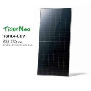 Jinko Tiger Neo 625–650W Solar Panels (72HL4-BDV)